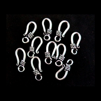 Copper Hook With Silver Plating (Antique Finish) Copper Hook With Silver Plating (Antique Finish)