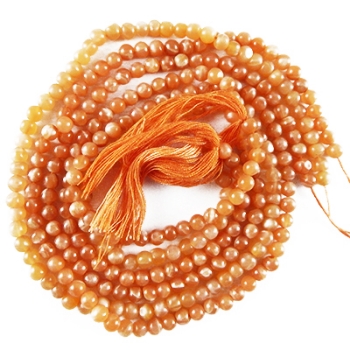 Peach Moonstone 4mm round mala beads Peach Moonstone 4mm round mala beads