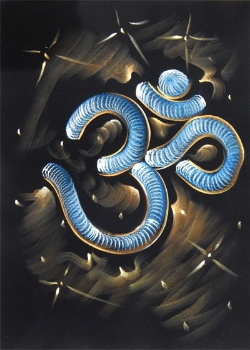 Hand Painted OM (AUM) Hand Painted OM (AUM)