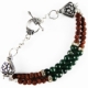Green Aventurine & Rudraksha  Bracelet Green Aventurine & Rudraksha  Bracelet