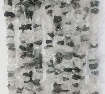 Black Rutile chips beads Black Rutile chips beads