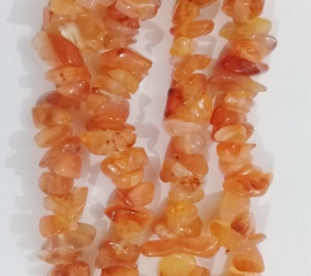 Carnelian chips beads Carnelian chips beads