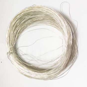 Copper wire with silver polish Copper wire with silver polish