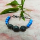 Gemstone Sodalite Tumble & Turquoise Beads Throat Chakra Bracelet Gemstone Sodalite Tumble & Turquoise Beads Throat Chakra Bracelet