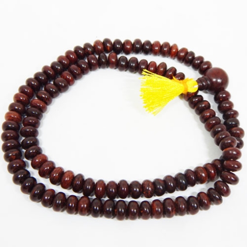 Picture of Red Sandal Wood Disc Beads