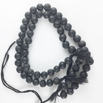 Show details for Lava 10mm round beads Picture of Lava 10mm round beads